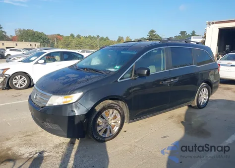 2012 Honda Odyssey Ex z USA, uszkodzony, nr VIN 5FNRL5H45CB111457